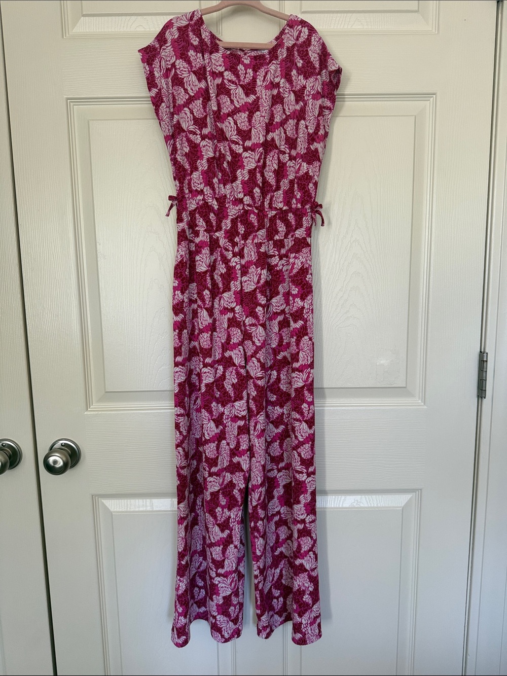 Zara Pink Floral Girls' One-Piece Jumpsuit Girls 10